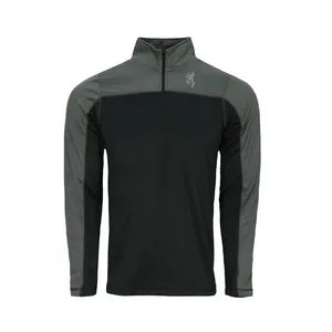 تی شرت ورزشی مردانه مدل میکرو پلار نیم زیپ  01