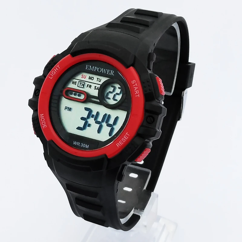 عکس شماره 2 : ساعت مچی دیجیتال بچگانه امپاور مدل اسپرت ضدآب استخری چراغدار کد 1404