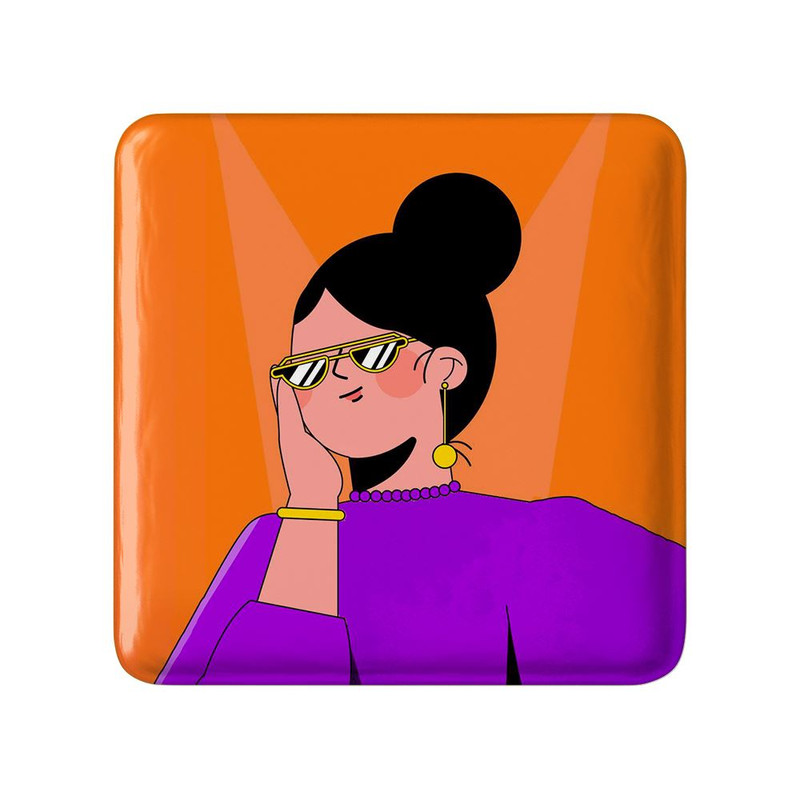 مگنت خندالو مدل دختر قوی Girl Power کد 28943
