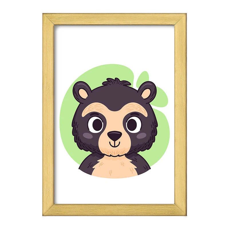 تابلو خندالو طرح حیوانات بامزه کد 37159