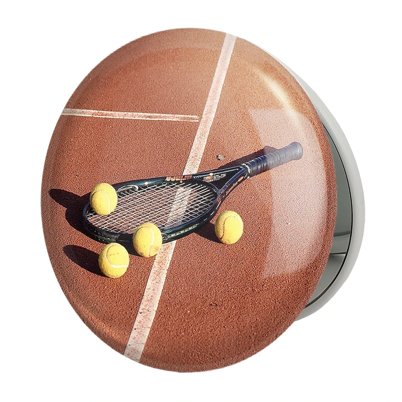 آینه جیبی خندالو طرح تنیس Tennis مدل تاشو کد 14599 