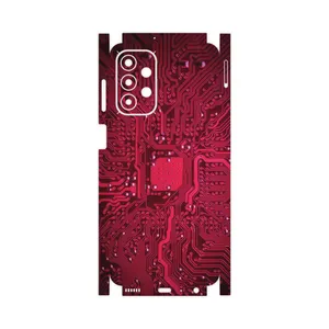 MAHOOT Red-Printed-Circuit-Board-FullSkin Cover Sticker for Samsung Galaxy A23