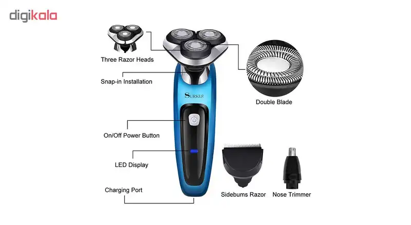 ست اصلاح سورکر مدل RSCX-9598