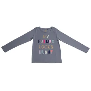 تی شرت آستین بلند دخترانه کول کلاب مدل CCG1826795