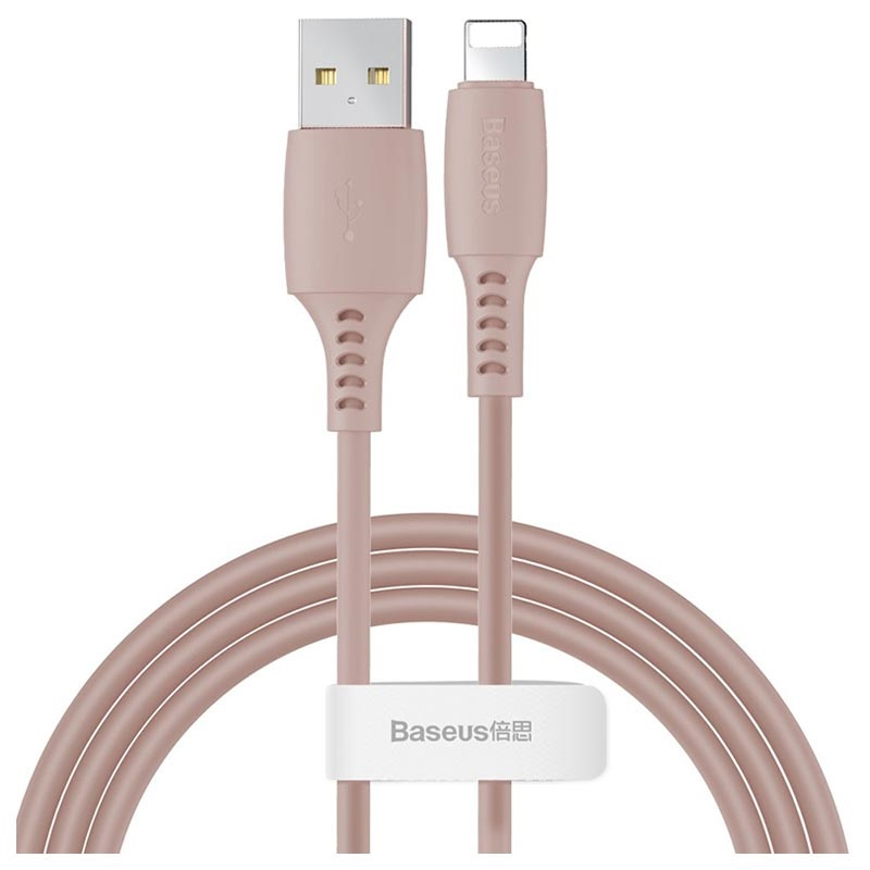 کابل تبدیل USB به لایتنینگ باسئوس مدل Colorful طول 1.2 متر