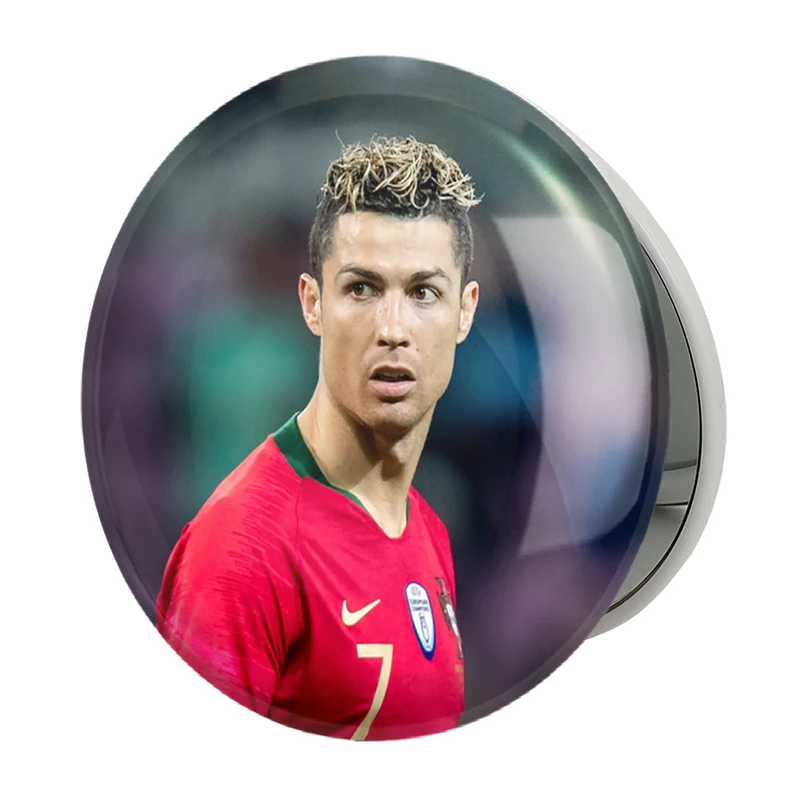 آینه جیبی خندالو طرح کریستیانو رونالدو مدل تاشو کد 13907 