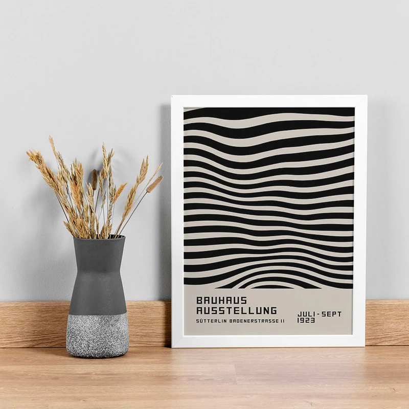 تابلو صبا طرح مدل مینیمال Bauhaus کد m2553w