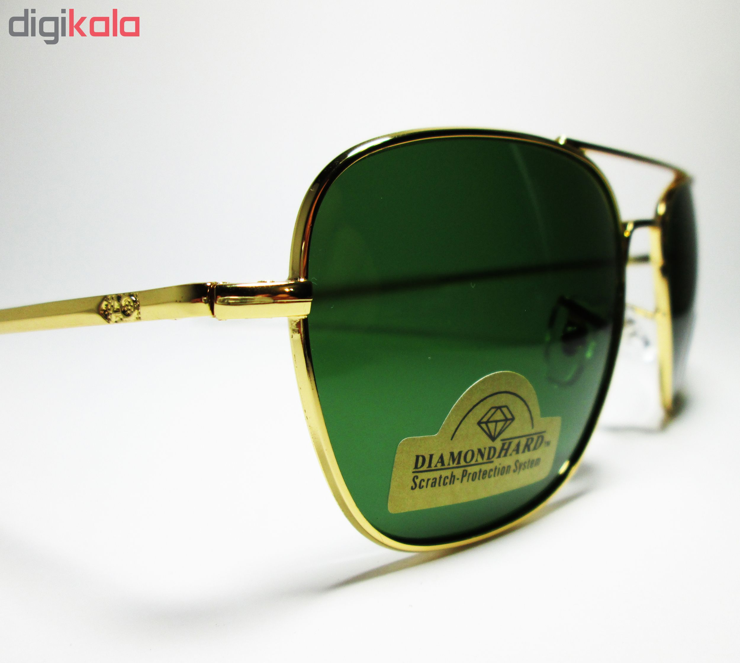 عینک آفتابی AO طلایی مدل 20KGP