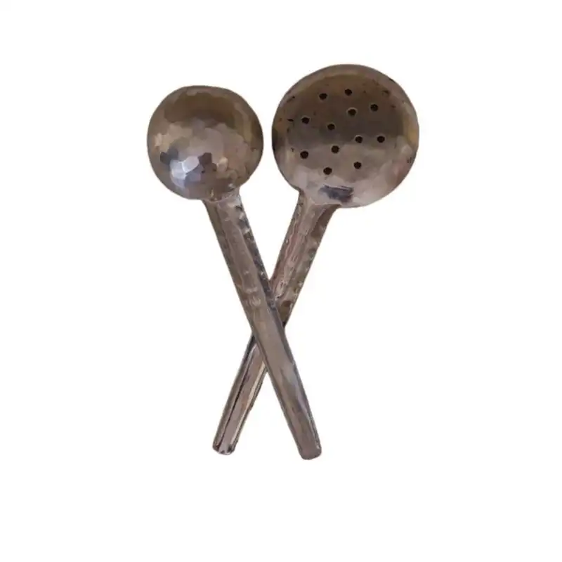 ست کفگیر و ملاقه مسی مدل نقلی HEM