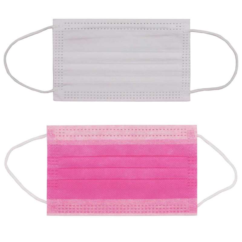 ماسک تنفسی بهسا مدل سه لایه BSA-10-WP بسته 10 عددی