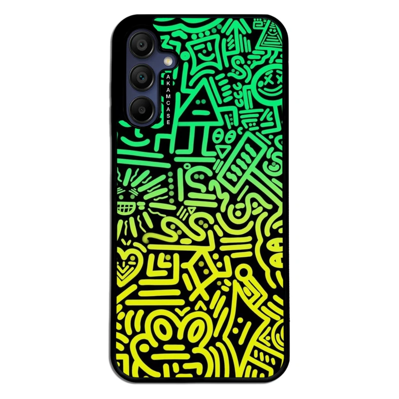 کاور آکام مدل AMC-WSGA15-DOODLE16 مناسب برای گوشی موبایل سامسونگ Galaxy A15