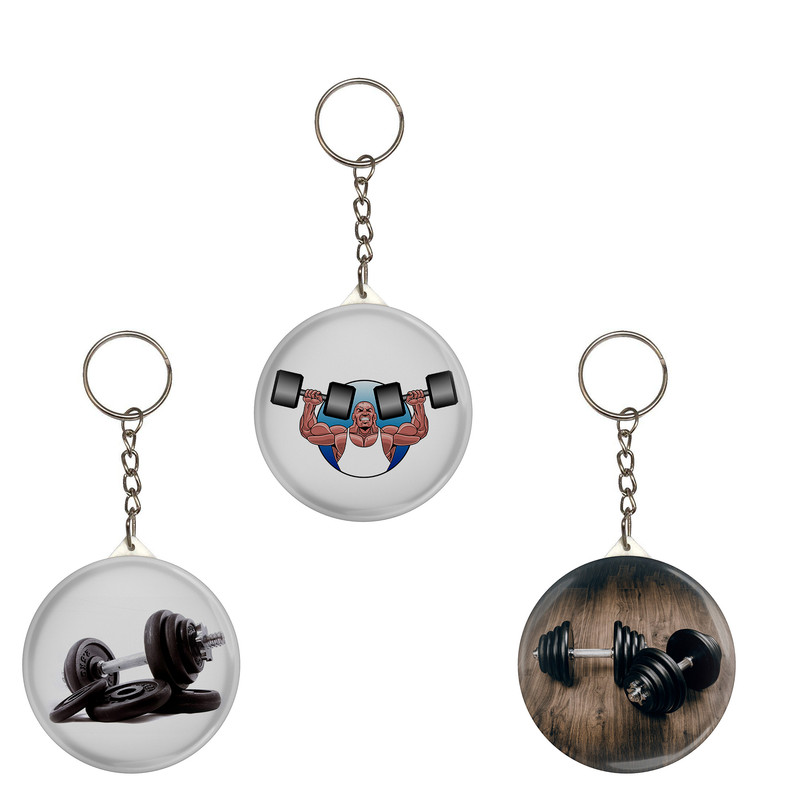 جاکلیدی مدل دمبل بدنسازی تناسب اندام کد S2-10 مجموعه 3 عددی