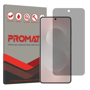 Promate Resistant model privacy screen protector suitable for Samsung Galaxy S25 Edge mobile phone