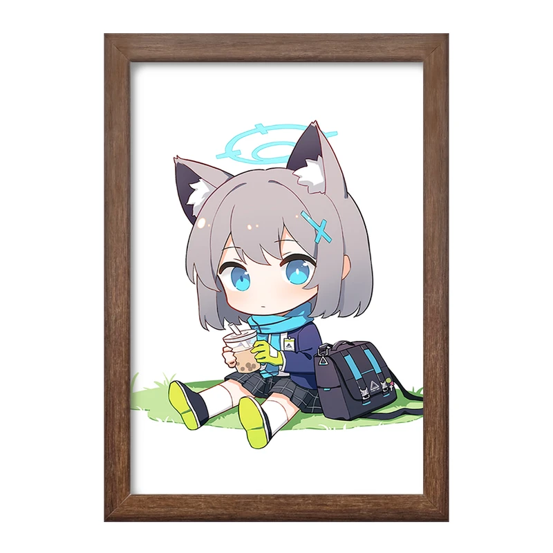 تابلو خندالو طرح بازی آرشیو آبی (Blue Archive) کد 34330