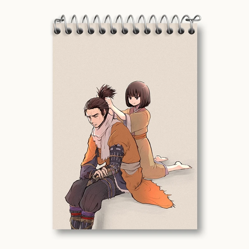 دفتر یادداشت 50 برگ خندالو مدل بازی سکیرو (sekiro) کد 31697