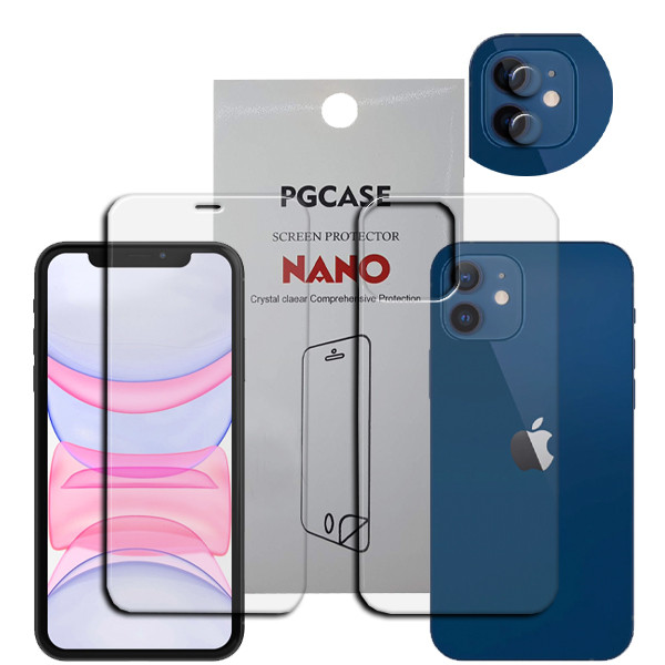 محافظ صفحه نمایش مدل Star Max مناسب برای گوشی موبایل اپل IPHONE 11 به همراه محافظ لنز دوربین و محافظ پشت گوشی