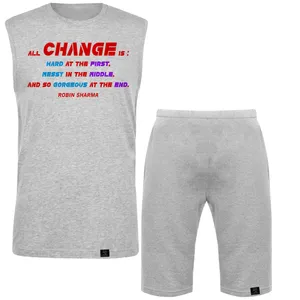 ست تاپ و شلوارک زنانه 27 مدل  Robin Sharma All Change کد MH1522