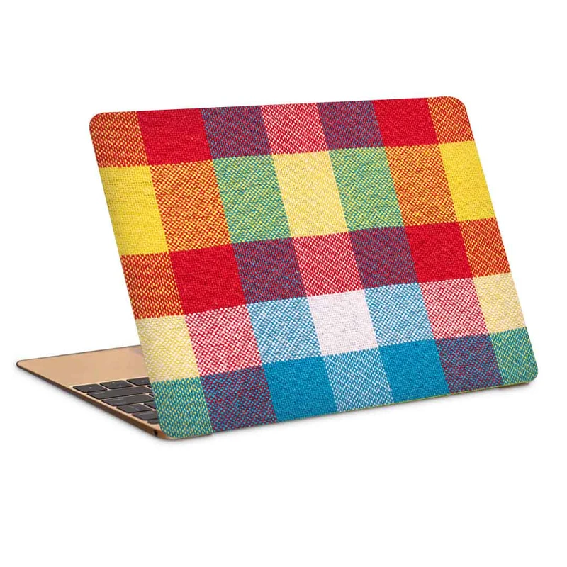 استیکر لپ تاپ طرح plaid fabric brazilian festa junina  کد c-759مناسب برای لپ تاپ 15.6 اینچ