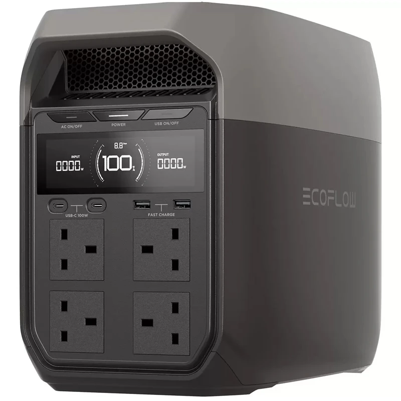 پاور استیشن 1800 وات اکوفلو مدل Delta 3 ظرفیت 85000 میلی آمپر 