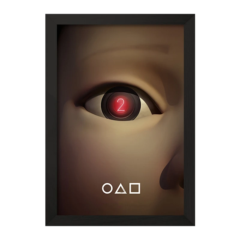 تابلو خندالو مدل بازی مرکب (Squid Game) کد F10138