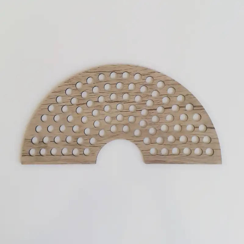 کفی تریکو بافی مدل رنگین کمان کد 1427