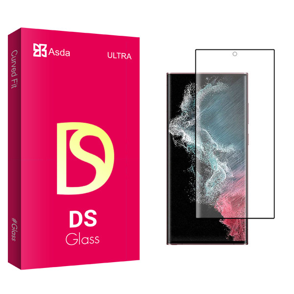 محافظ صفحه نمایش شیشه ای آسدا مدل DS Pro مناسب برای گوشی موبایل سامسونگ Galaxy S22 Ultra