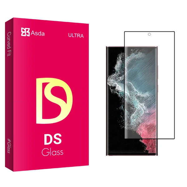 محافظ صفحه نمایش شیشه ای آسدا مدل DS Pro مناسب برای گوشی موبایل سامسونگ Galaxy S22 Ultra