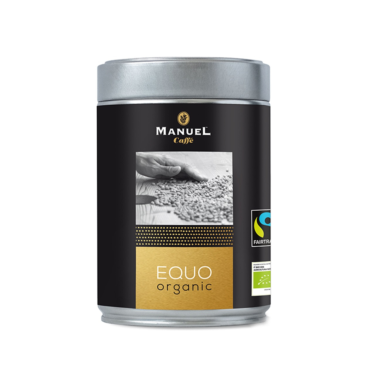  قهوه آسیاب  مانوئل مدل  Euqo Organic قوطی 250 گرم