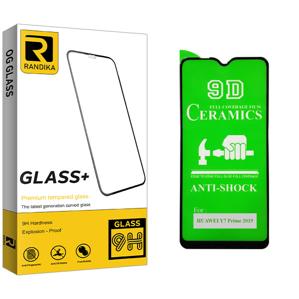 محافظ صفحه نمایش 9D راندیکا مدل GLD مناسب برای گوشی موبایل هوآوی Y7 Prime 2019