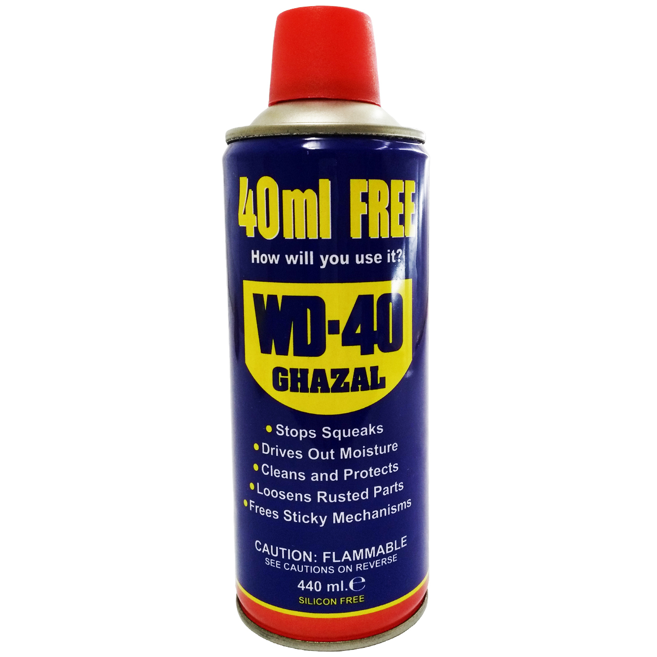 اسپری روان کننده و زنگ بر غزال مدل WD-40 حجم 440 میلی لیتر