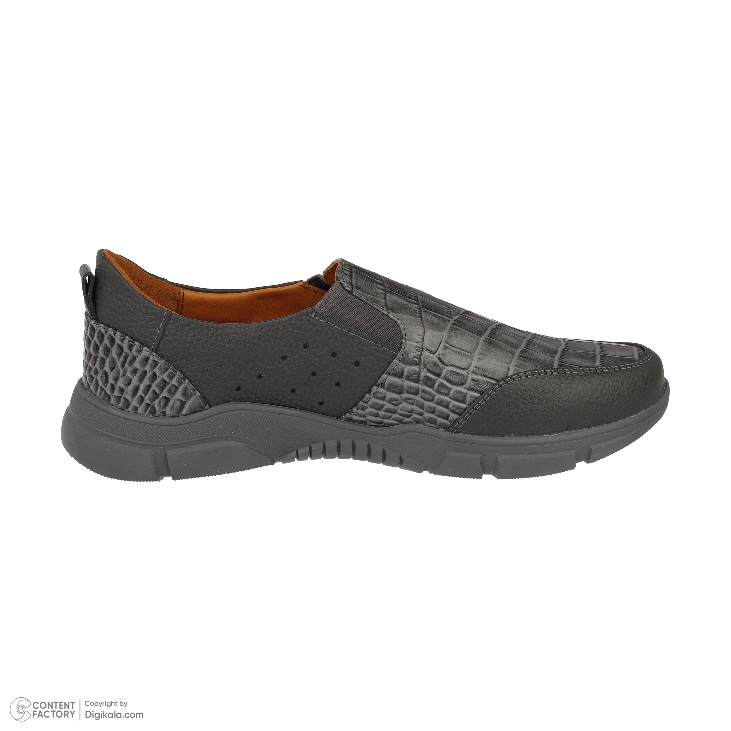 کفش روزمره زنانه کایا چرم مدل K202-corco-gray	 -  - 4