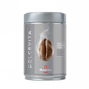 قهوه آسیاب مانوئل مدل Dolce Vita قوطی 250 گرمی