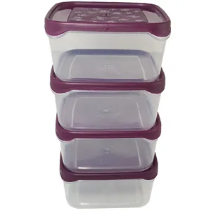 ظرف نگهدارنده ماهان پلاستیک مدل FOOD KEEPER بسته 4 عددی
