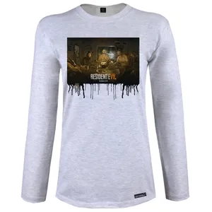 تی شرت آستین بلند زنانه 27 مدل Resident Evil VII کد MH1398