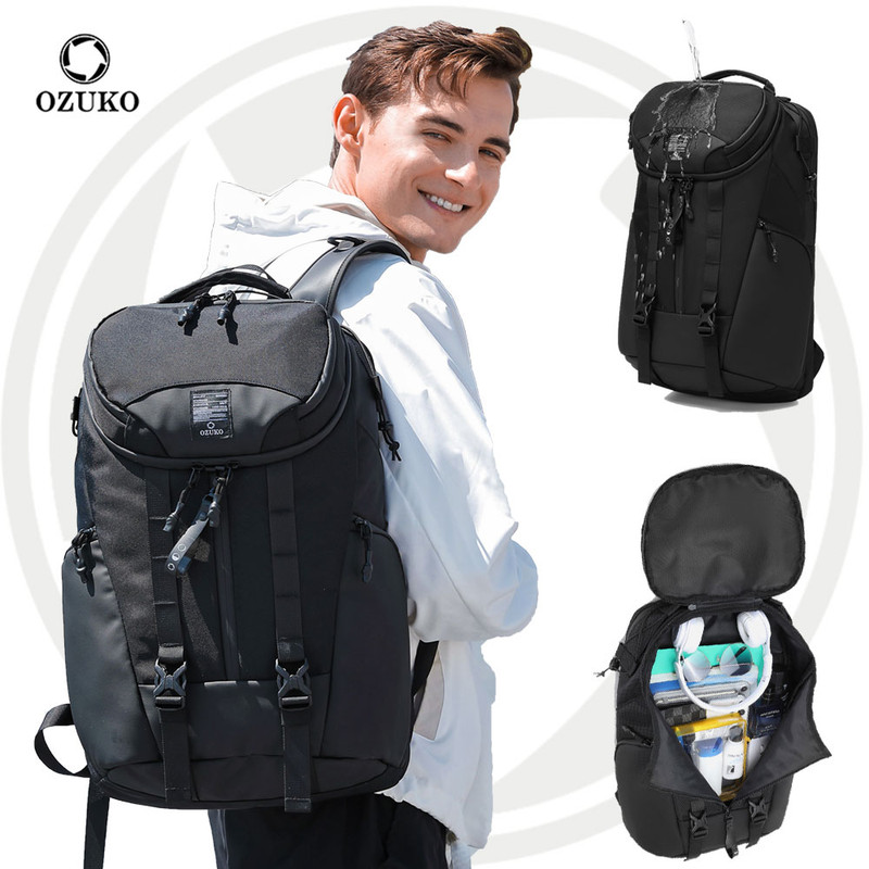 عکس کوله پشتی لپ تاپ ازوکو مدل OZUKO 9639 مناسب برای لپ تاپ 14.1 تا 15.6 اینچی — زاویه 5