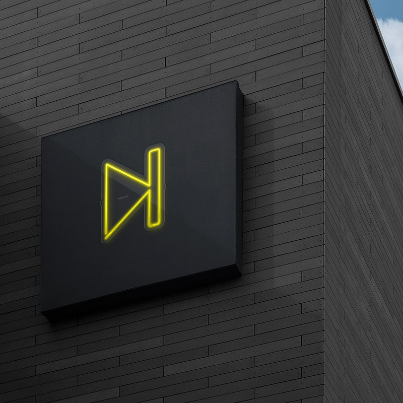 چراغ دیواری نئون دیزاین طرح Next_YL