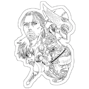 استیکر لپ تاپ مدل VINLAND SAGA