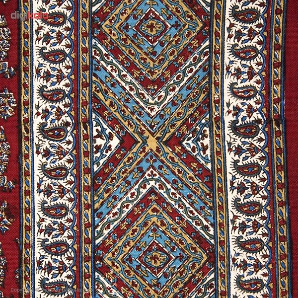 سفره قلمکار ممتاز اثر عطریان مدل دو رویه طرح 21 سایز 135 × 200 سانتی متر