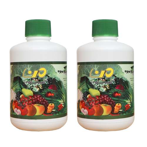 مایع ضدعفونی کننده میوه و سبزیجات من کد 50 حجم500میلی لیتر مجموعه 2 عددی