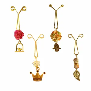 گیره روسری زنانه مدل دنیز کد 008 مجموعه 4 عددی