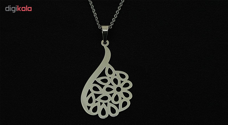 گردنبند نقره طرح اسلیمی گردنبند نقره طرح اسلیمی