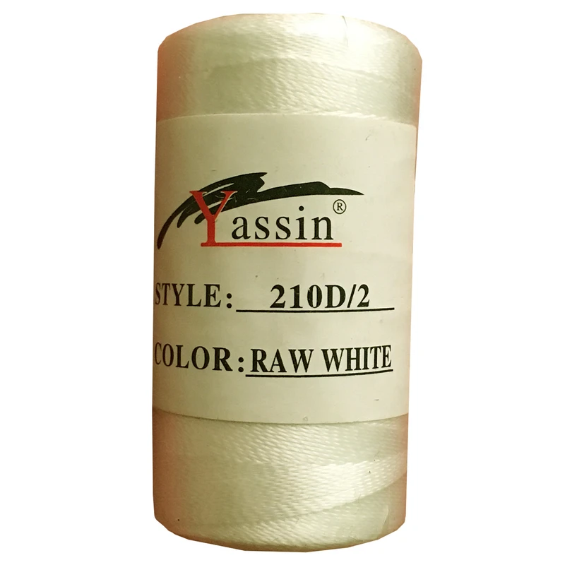 نخ دوخت چرم دوزی یاسین کد 210D-2-RAWwhite