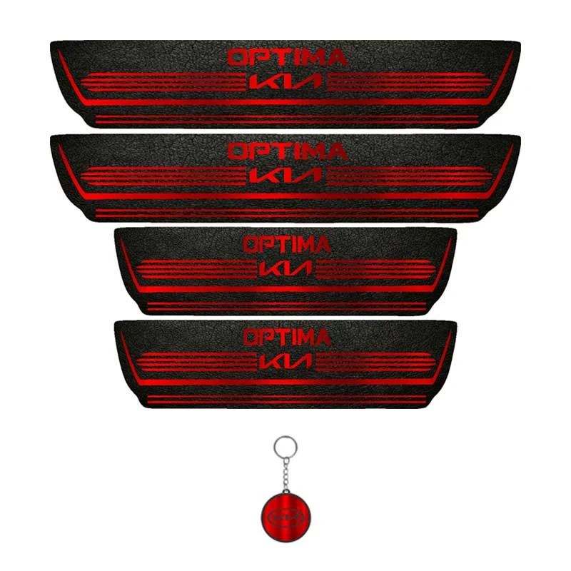 برچسب پارکابی خودرو لندمون کد LM135 MR مناسب برای اپتیما مجموعه 4 عددی به همراه جا کلیدی