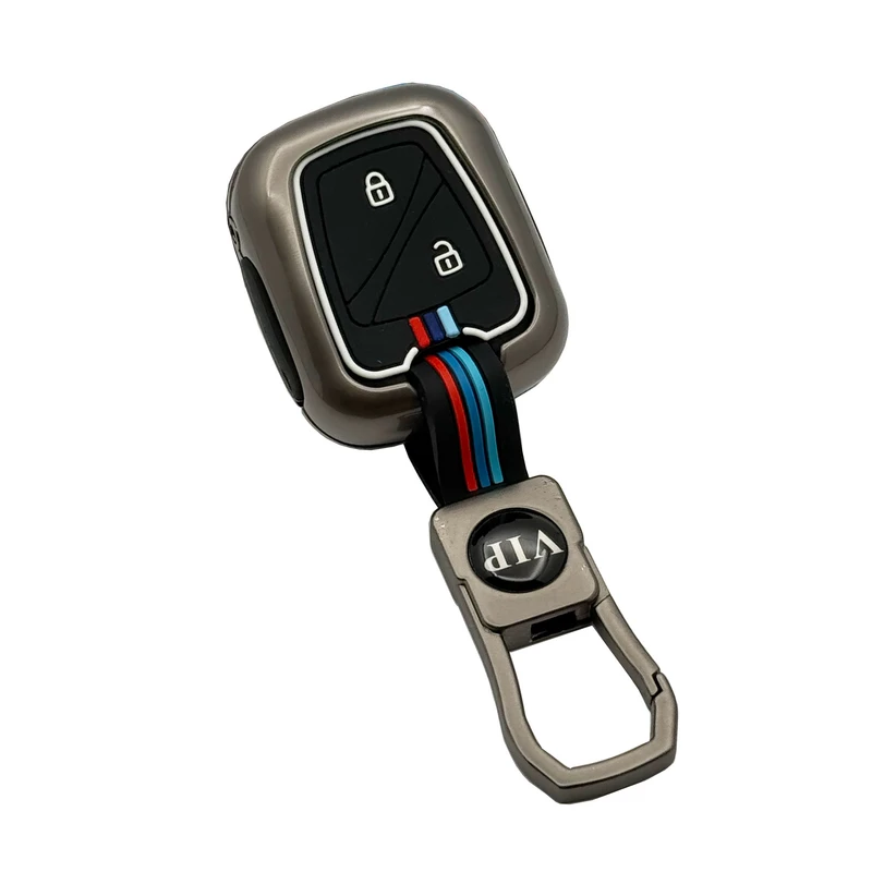 کاور ریموت و سوئیچ خودرو ام آر جی مدل 1007طرح فلزی مناسب برای تیبا