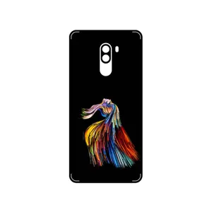 MAHOOT Rainbow Hair Digital Art Cover Sticker for Xiaomi POCOPHONE F1