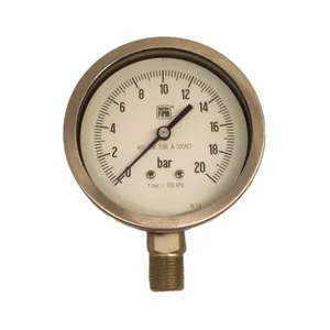 گیج فشار نووا فیما مدل 20bar-10cm