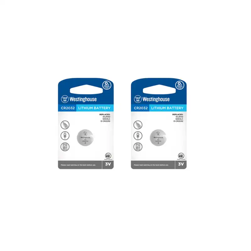 باتری سکه ای وستینگ هاوس مدل 2032 بسته 2 عددی