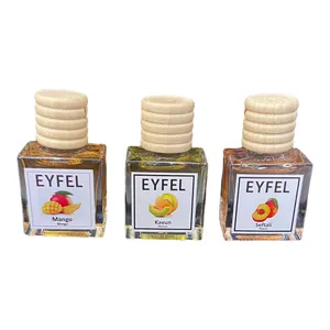 خوشبوکننده خودرو ایفل مدل هلو انبه و طالبی کد Peach-Mango-Melon حجم 10میلی‌لیتر بسته 3 عددی