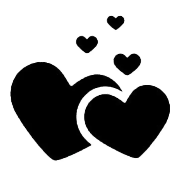 استیکر دیواری دکونوشاپ طرح قلب