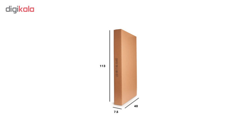 تابلو تخته سیاه نوری ال ای دی، لایت بورد هابیز مدل BH002 ( با ماژیک )